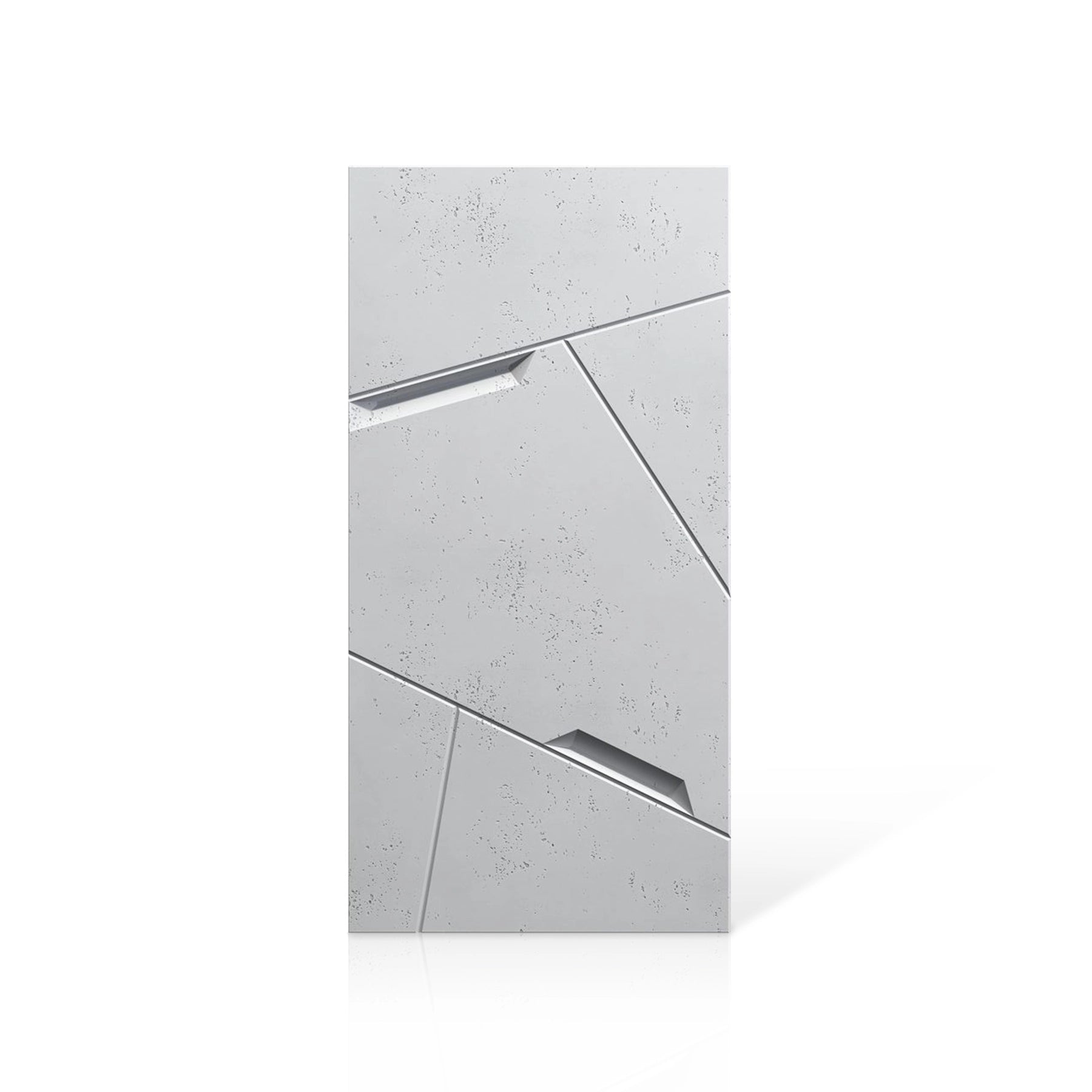 3D Concrete Wall Panels STOWAWAY colour swatch on white background DecorMania UK